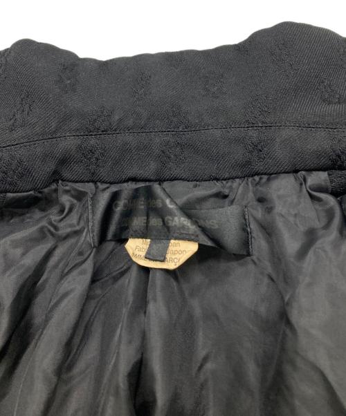 COMME des GARCONS COMME des GARCONS（コムデギャルソン コムデギャルソン）COMME des GARCONS COMME des GARCONS (コムデギャルソン コムデギャルソン) リボンモチーフ丸襟ジャケット ブラック サイズ:XSの古着・服飾アイテム