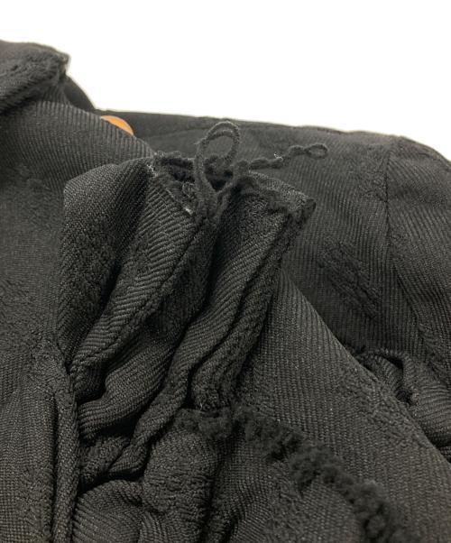 COMME des GARCONS COMME des GARCONS（コムデギャルソン コムデギャルソン）COMME des GARCONS COMME des GARCONS (コムデギャルソン コムデギャルソン) リボンモチーフ丸襟ジャケット ブラック サイズ:XSの古着・服飾アイテム