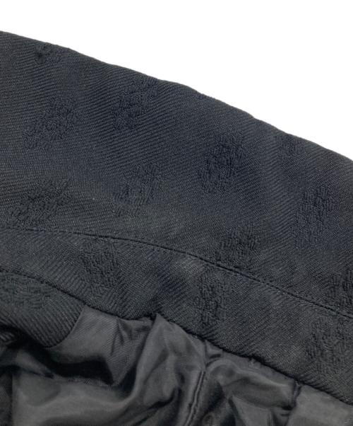 COMME des GARCONS COMME des GARCONS（コムデギャルソン コムデギャルソン）COMME des GARCONS COMME des GARCONS (コムデギャルソン コムデギャルソン) リボンモチーフ丸襟ジャケット ブラック サイズ:XSの古着・服飾アイテム
