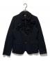 COMME des GARCONS COMME des GARCONS（コムデギャルソン コムデギャルソン）の古着「リボンモチーフ丸襟ジャケット」｜ブラック