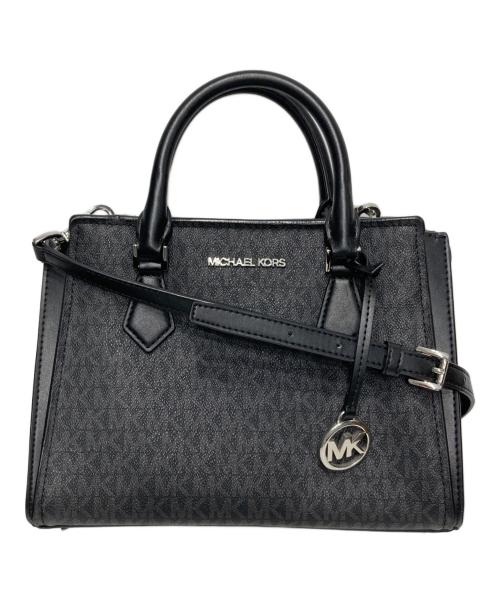 MICHAEL KORS（マイケル・コース）MICHAEL KORS (マイケルコース) シグネチャー2WAYバッグ ブラックの古着・服飾アイテム