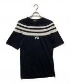 Y-3ワイスリー）の古着「3-STRIPES S/S TEE」｜ブラック