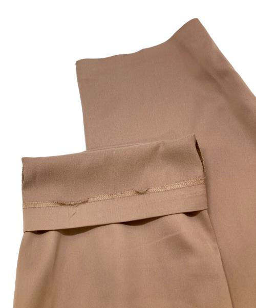 ADORE（アドーア）ADORE (アドーア) ダルサテン パンツセットアップ キャメル サイズ:38の古着・服飾アイテム