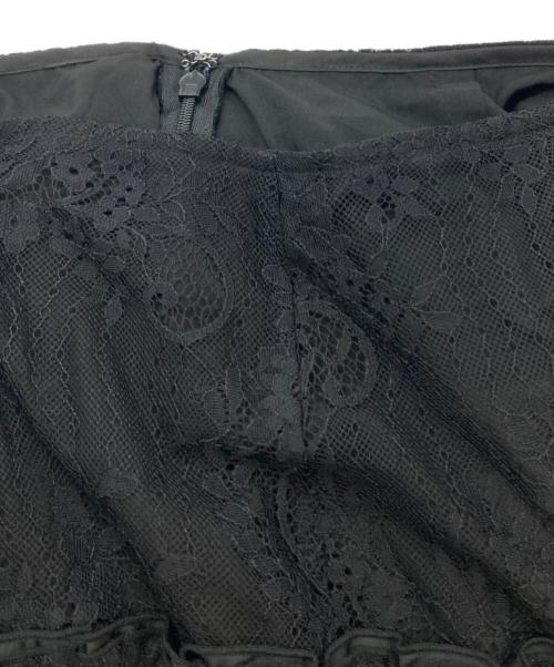 SLY（スライ）SLY (スライ) FRILL LACE スカート ブラック サイズ:1の古着・服飾アイテム