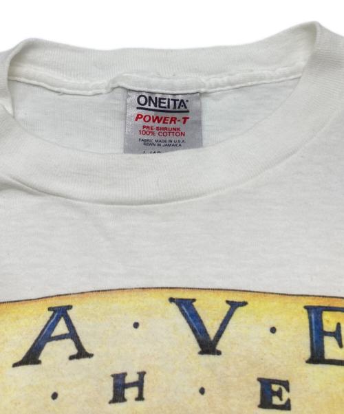 ONEITA（オニータ）ONEITA (オニータ) 90s プリントTシャツ ホワイト サイズ:Lの古着・服飾アイテム