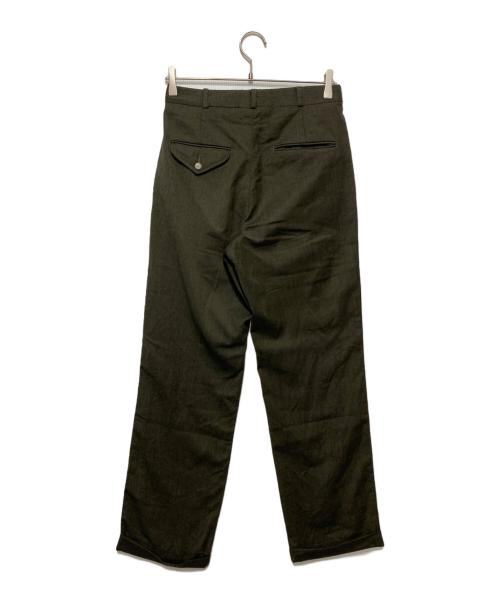 LAND'S END（ランズエンド）LAND'S END (ランズエンド) ウールタックパンツ カーキ サイズ:30の古着・服飾アイテム
