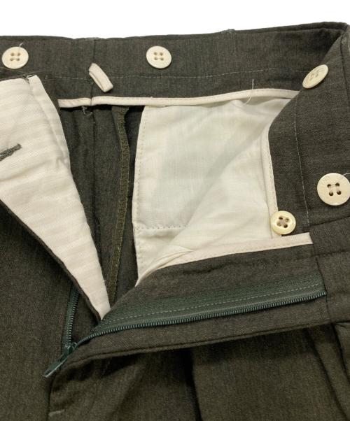 LAND'S END（ランズエンド）LAND'S END (ランズエンド) ウールタックパンツ カーキ サイズ:30の古着・服飾アイテム