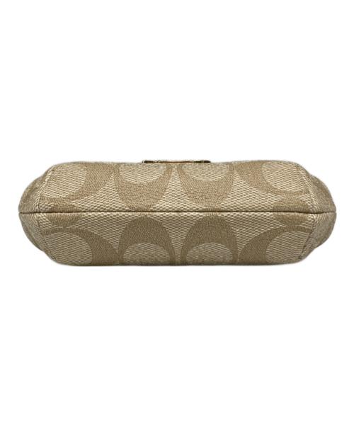 COACH（コーチ）COACH (コーチ) がま口財布 ベージュの古着・服飾アイテム