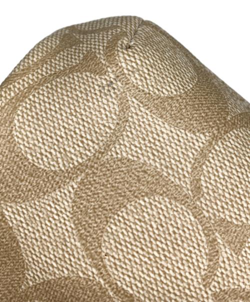 COACH（コーチ）COACH (コーチ) がま口財布 ベージュの古着・服飾アイテム