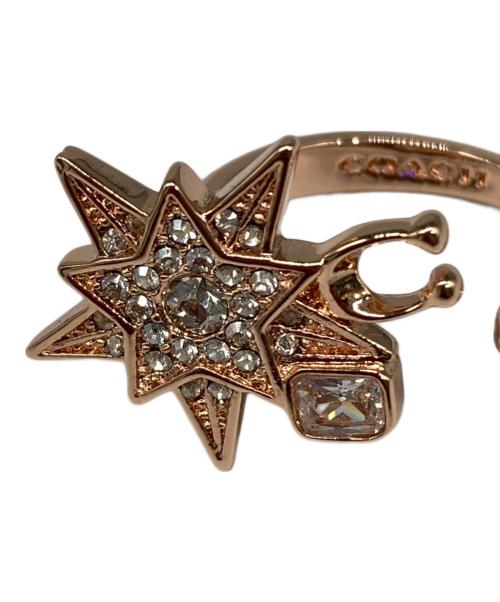 COACH（コーチ）COACH (コーチ) スターモチーフリング ピンク サイズ:ーの古着・服飾アイテム