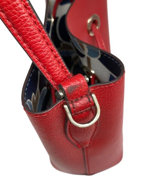 Kate Spade（ケイトスペード）Kate Spade (ケイトスペード) 2WAYバッグ レッドの古着・服飾アイテム