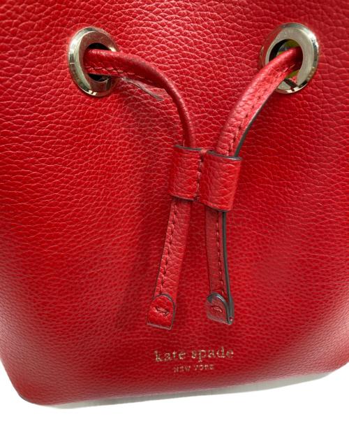 Kate Spade（ケイトスペード）Kate Spade (ケイトスペード) 2WAYバッグ レッドの古着・服飾アイテム