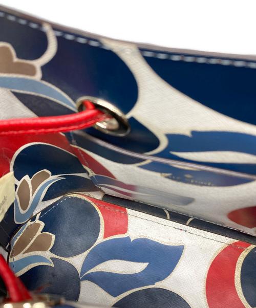 Kate Spade（ケイトスペード）Kate Spade (ケイトスペード) 2WAYバッグ レッドの古着・服飾アイテム