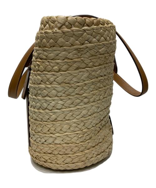 COACH（コーチ）COACH (コーチ) ラージトート カゴバッグ ベージュの古着・服飾アイテム