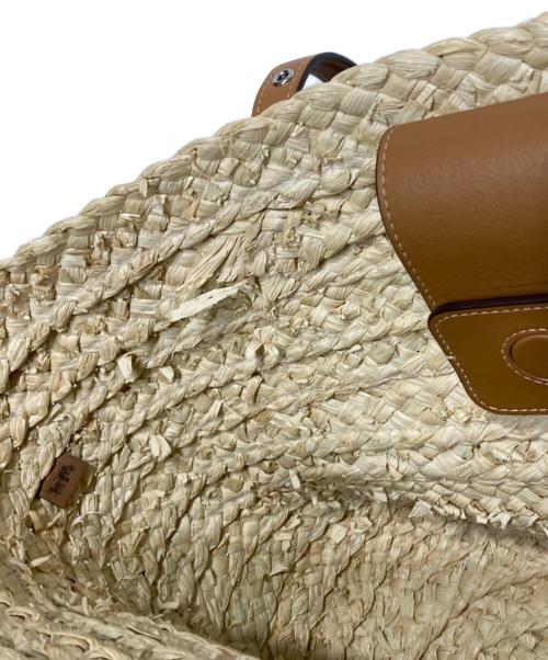 COACH（コーチ）COACH (コーチ) ラージトート カゴバッグ ベージュの古着・服飾アイテム