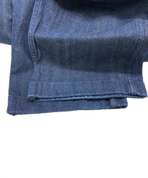 CUSHMAN（クッシュマン）CUSHMAN (クッシュマン) ブラックシャンブレーワイドストレート インディゴ サイズ:W30×L34の古着・服飾アイテム