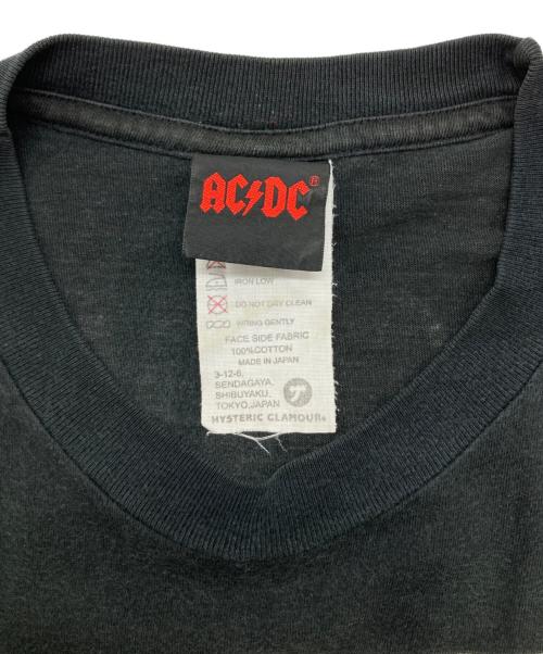 Hysteric Glamour（ヒステリックグラマー）Hysteric Glamour (ヒステリックグラマー) AC/DC (エーシー・ディーシー) バンドTシャツ ブラック サイズ:FREEの古着・服飾アイテム