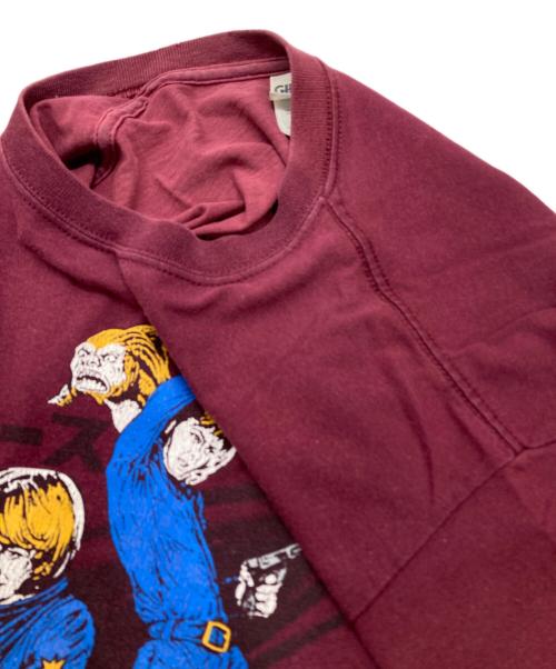 GILDAN（ギルダン）GILDAN (ギルダン) プリントTシャツ ボルドー サイズ:youth Lの古着・服飾アイテム