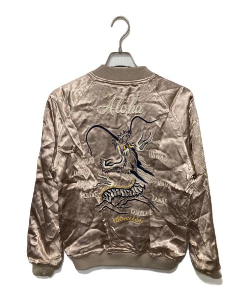 AVIREX（アヴィレックス）AVIREX (アヴィレックス) リバーシルスカジャン ピンク×ブラック サイズ:Mの古着・服飾アイテム