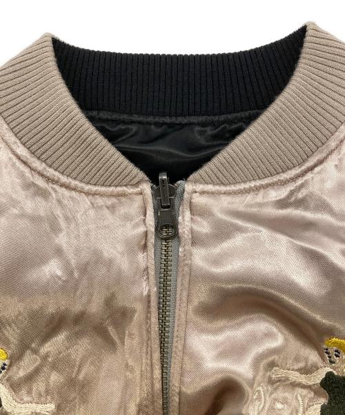 AVIREX（アヴィレックス）AVIREX (アヴィレックス) リバーシルスカジャン ピンク×ブラック サイズ:Mの古着・服飾アイテム