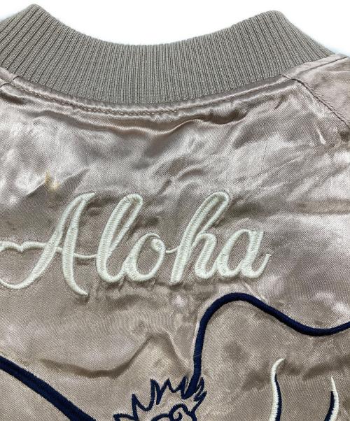 AVIREX（アヴィレックス）AVIREX (アヴィレックス) リバーシルスカジャン ピンク×ブラック サイズ:Mの古着・服飾アイテム