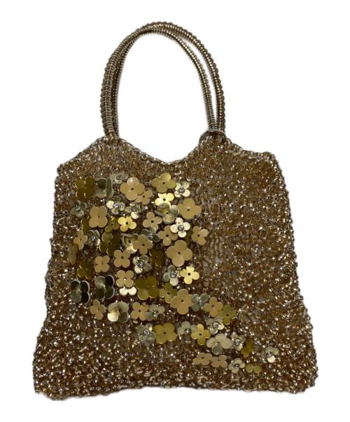 ANTEPRIMA（アンテプリマ）ANTEPRIMA (アンテプリマ) フラワーモチーフワイヤーバッグ ゴールドの古着・服飾アイテム