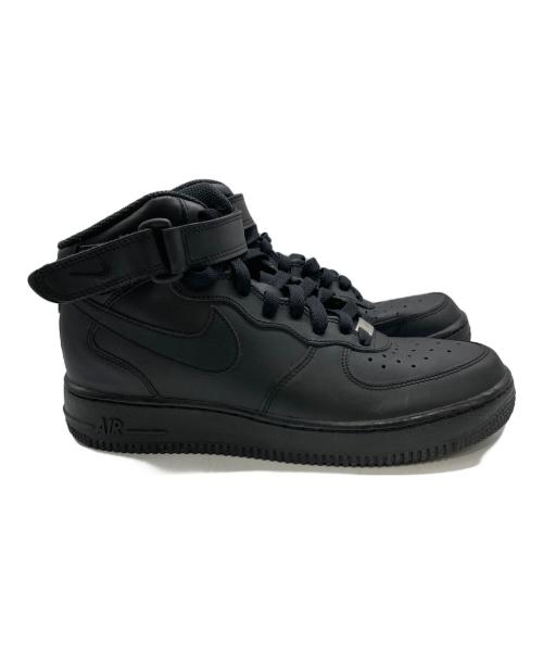 NIKE（ナイキ）NIKE (ナイキ) AIR FORCE 1 MID (GS) ブラック サイズ:25の古着・服飾アイテム
