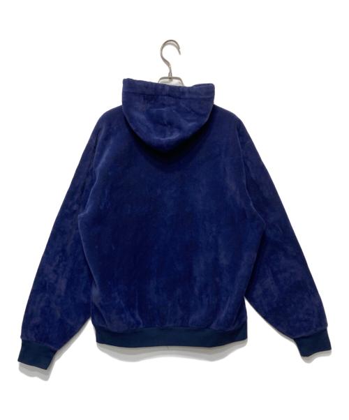CarHartt（カーハート）CarHartt (カーハート) ベロアジップパーカー ネイビー サイズ:LARGEの古着・服飾アイテム