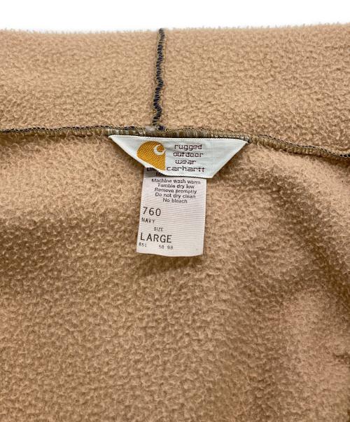 CarHartt（カーハート）CarHartt (カーハート) ベロアジップパーカー ネイビー サイズ:LARGEの古着・服飾アイテム