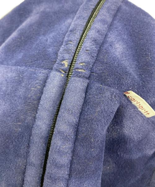 CarHartt（カーハート）CarHartt (カーハート) ベロアジップパーカー ネイビー サイズ:LARGEの古着・服飾アイテム