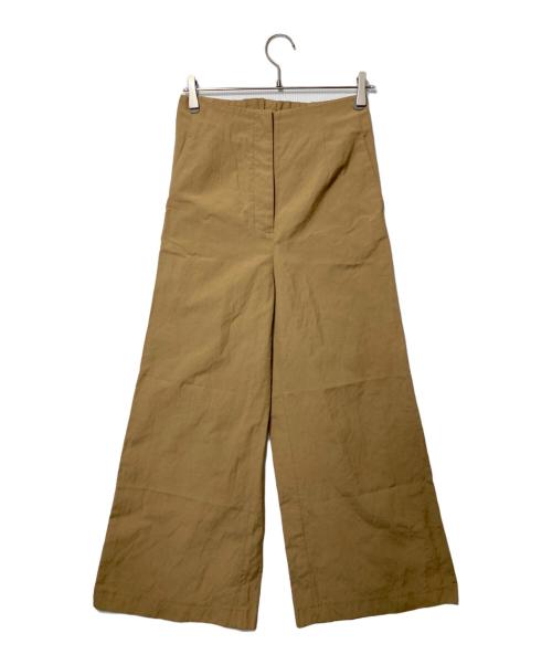 avec deuxclefs（アヴェクデュクレ）avec deuxclefs (アヴェクデュクレ) ワイドパンツ ベージュ サイズ:Ｍの古着・服飾アイテム