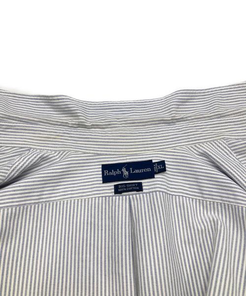 RALPH LAUREN（ラルフローレン）RALPH LAUREN (ラルフローレン) ストライプシャツ スカイブルー サイズ:XLの古着・服飾アイテム