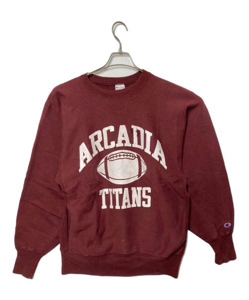 Champion REVERSE WEAVE（チャンピオン リバース ウィーブ）Champion REVERSE WEAVE (チャンピオン リバース ウィーブ) 90sリバースウィーブスウェット ボルドー サイズ:XLの古着・服飾アイテム