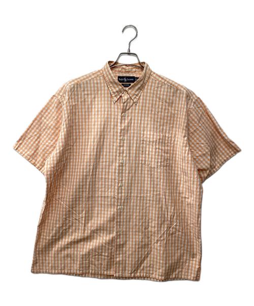 RALPH LAUREN（ラルフローレン）RALPH LAUREN (ラルフローレン) GREGGOR半袖ボタンダウンシャツ オレンジ サイズ:XLの古着・服飾アイテム