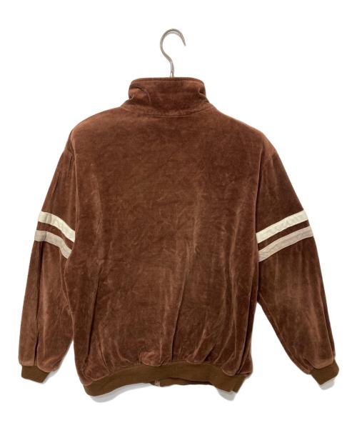 pierre cardin（ピエール・カルダン）pierre cardin (ピエール・カルダン) ベロアトラックジャケット ブラウン サイズ:Lの古着・服飾アイテム