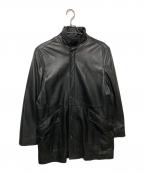 D'URBANダーバン）の古着「ラムレザーコート」｜ブラック