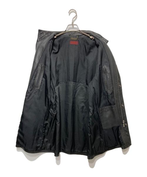 D'URBAN（ダーバン）D'URBAN (ダーバン) ラムレザーコート ブラック サイズ:Lの古着・服飾アイテム