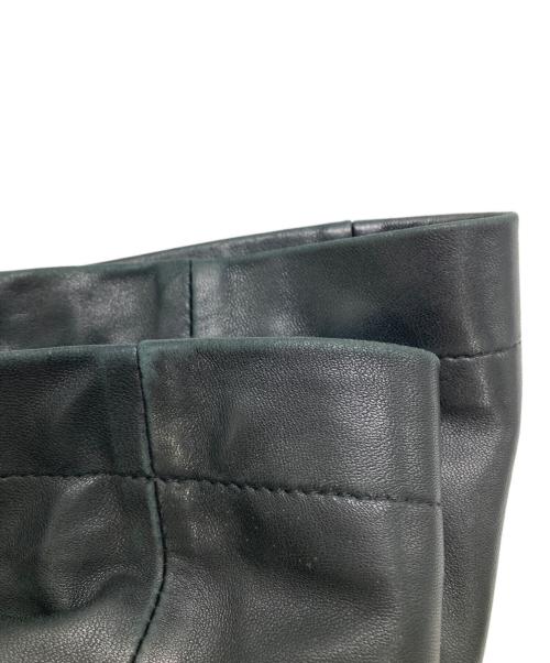 D'URBAN（ダーバン）D'URBAN (ダーバン) ラムレザーコート ブラック サイズ:Lの古着・服飾アイテム