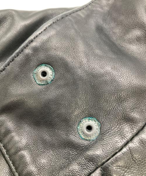 D'URBAN（ダーバン）D'URBAN (ダーバン) ラムレザーコート ブラック サイズ:Lの古着・服飾アイテム