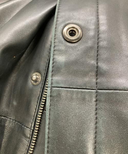 D'URBAN（ダーバン）D'URBAN (ダーバン) ラムレザーコート ブラック サイズ:Lの古着・服飾アイテム