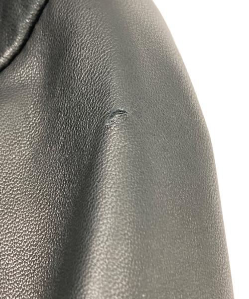 D'URBAN（ダーバン）D'URBAN (ダーバン) ラムレザーコート ブラック サイズ:Lの古着・服飾アイテム