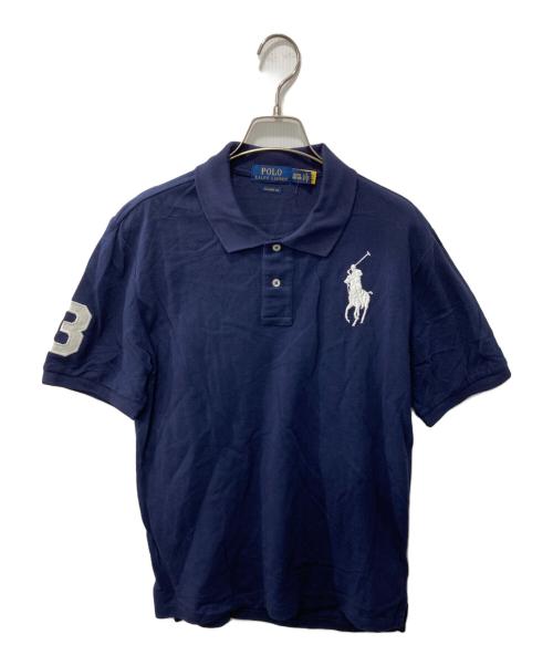 POLO RALPH LAUREN（ポロ・ラルフローレン）POLO RALPH LAUREN (ポロ・ラルフローレン) ビッグポニーポロシャツ ネイビー サイズ:XLの古着・服飾アイテム