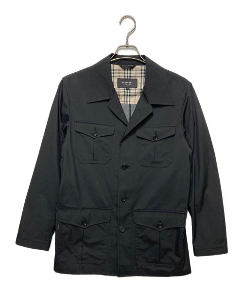 BURBERRY BLACK LABEL（バーバリーブラックレーベル）BURBERRY BLACK LABEL (バーバリーブラックレーベル) 4ポケットジャケット ブラック サイズ:Ｍの古着・服飾アイテム