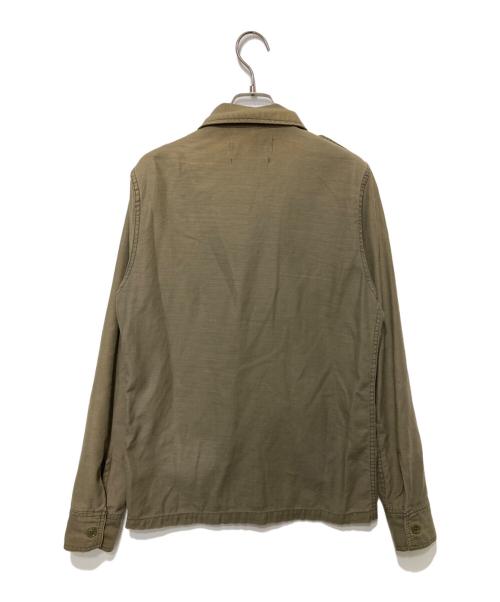 REMI RELIEF（レミレリーフ）REMI RELIEF (レミレリーフ) 装飾ワークシャツ ブラウン サイズ:Mの古着・服飾アイテム