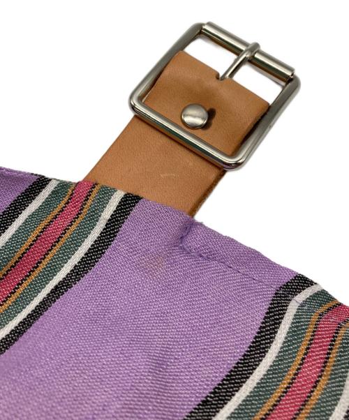 O'NEIL OF DUBLIN（オニールオブダブリン）O'NEIL OF DUBLIN (オニールオブダブリン) リネンラップスカート パープル サイズ:10の古着・服飾アイテム