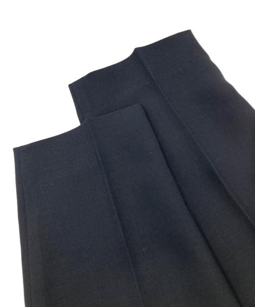 YORI（ヨリ）YORI (ヨリ) サラサラスティックパンツ ブラック サイズ:34の古着・服飾アイテム