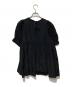 YORI (ヨリ) ショートパフギャザーブラウス ブラック サイズ:36：6000円