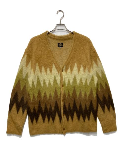 Needles（ニードルズ）Needles (ニードルズ) Mohair Cardigan イエロー サイズ:XLの古着・服飾アイテム