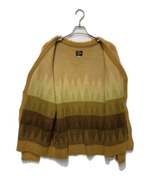 Needles（ニードルズ）Needles (ニードルズ) Mohair Cardigan イエロー サイズ:XLの古着・服飾アイテム