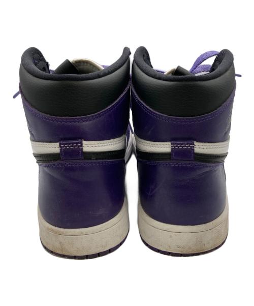 NIKE（ナイキ）NIKE (ナイキ) Air Jordan 1 Retro High OG ホワイト×パープル サイズ:27.5cmの古着・服飾アイテム